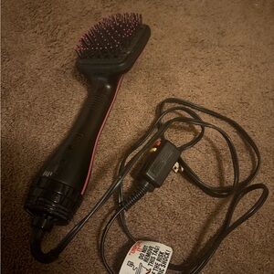 Revlon Black and Pink Hair Brush Dryer
